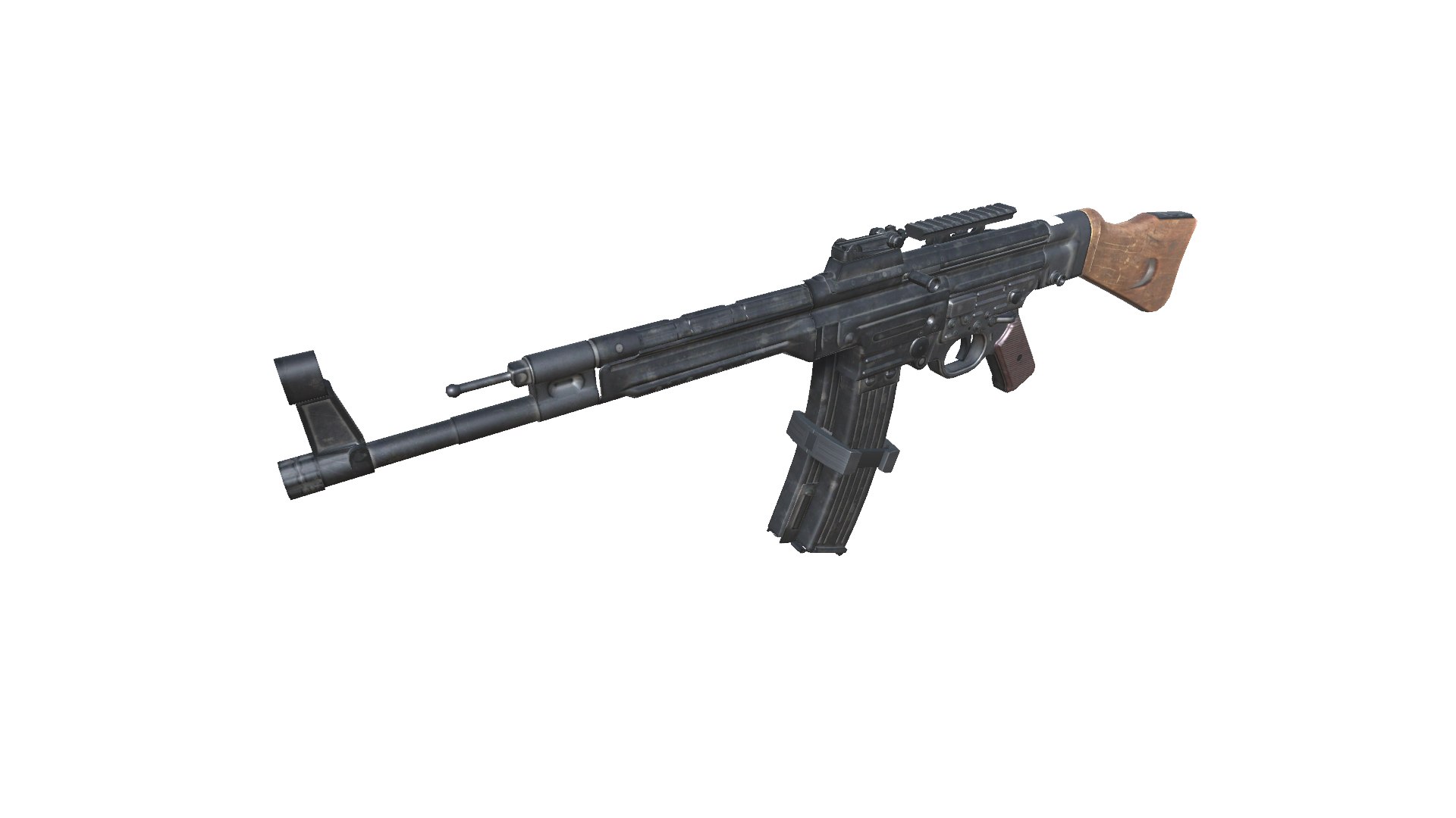 28-AssaultRifleSTG44-gun Model 3d Game Ready Model Low-poly 3D Model 3D ...