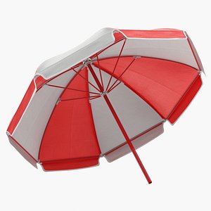 3D open umbrella model