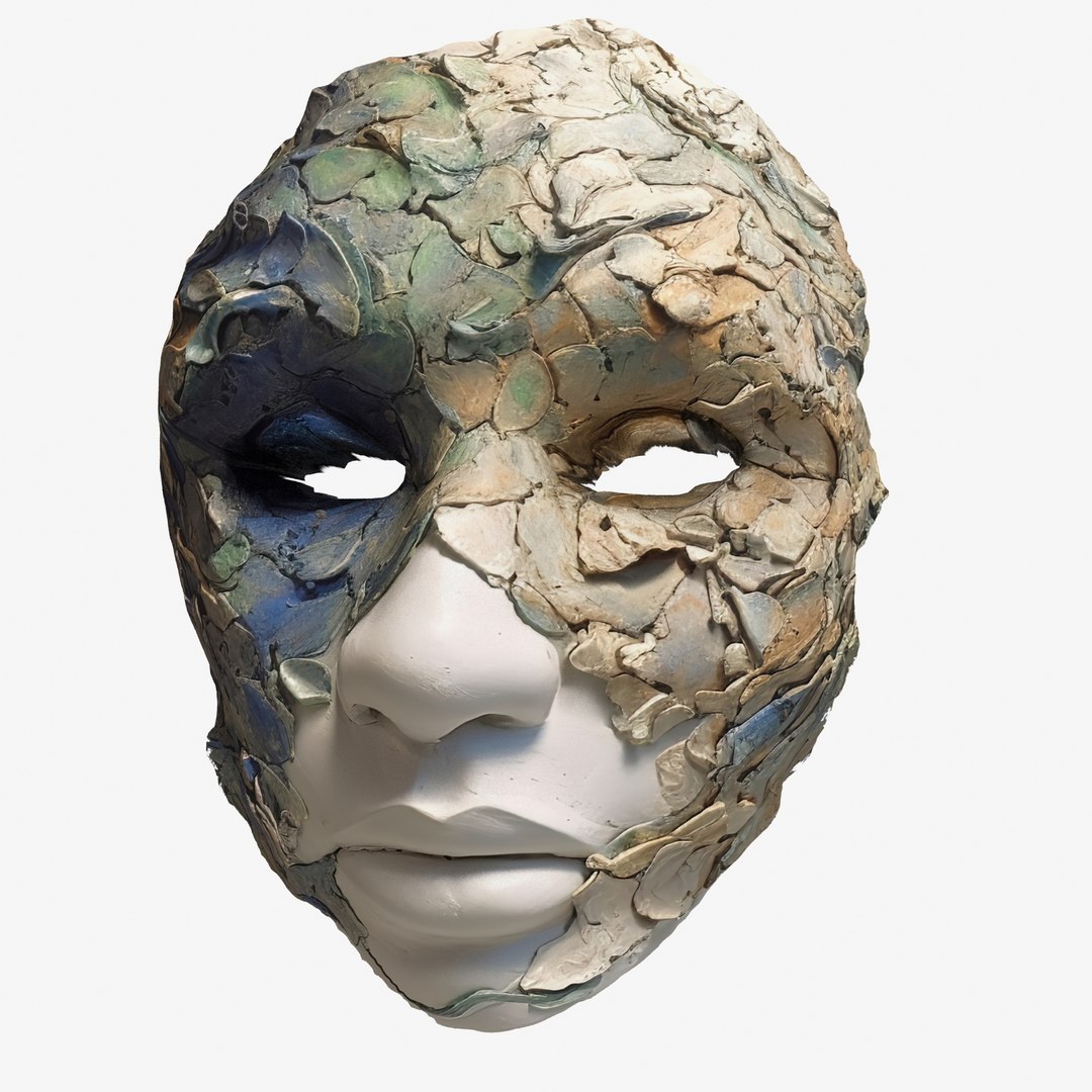 3D Sculpture Art Mask Pack 12 TurboSquid 2069174