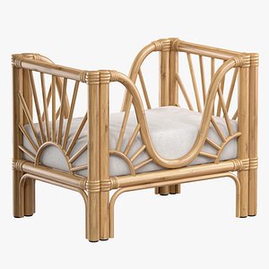 RATTAN Sleeping place for the cat 3D model