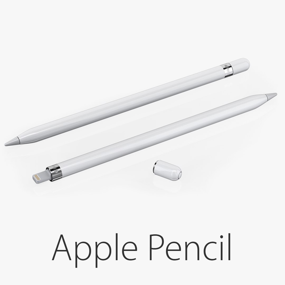 Apple pencil ipad pro 3D model TurboSquid 1174624