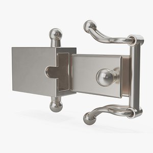 Silver Open Box Clasp