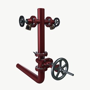 3D model Fire Hydrant Valve Riser