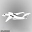 Antonov 74-200 Generic white