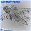 Antonov 74-200 Generic white