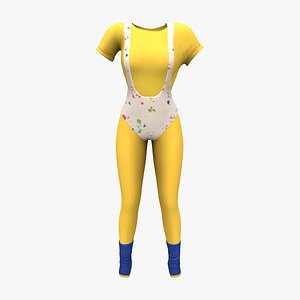 70s Aerobics Legwarmers And Leotard V3