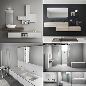 3D model bathroom furniture 3 e