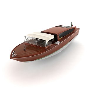 Venice water taxi boat