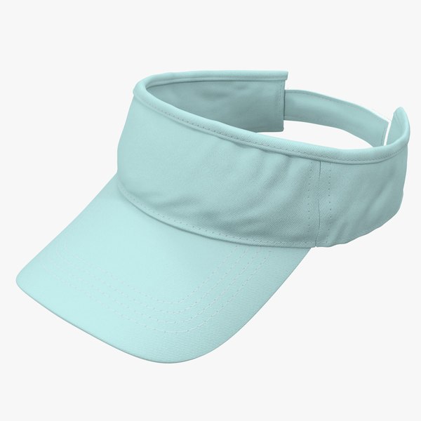 3D model sun visor cap fur