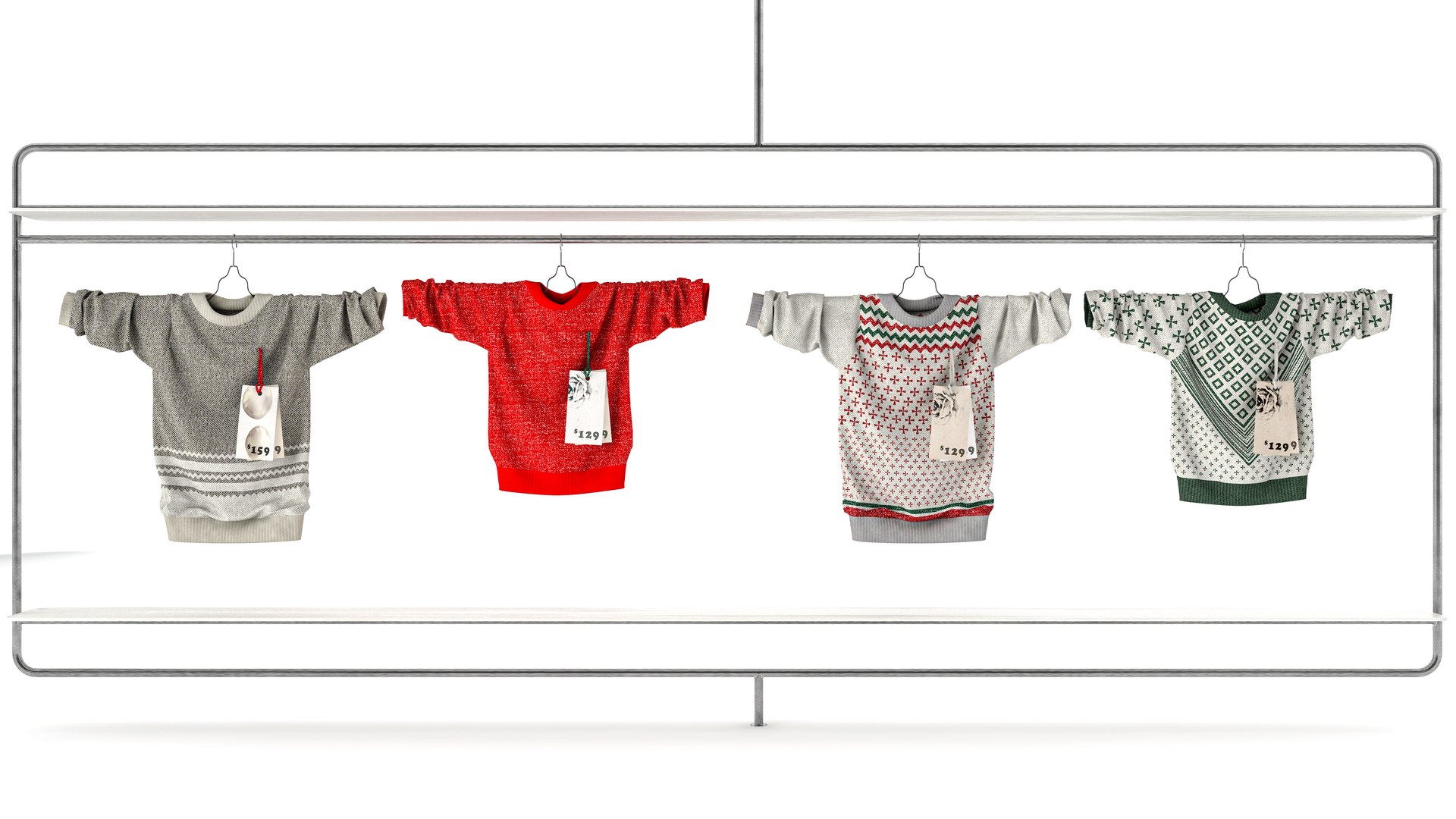 Clothes Rack VOL 12 3D - TurboSquid 2136555