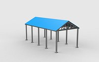 industrial buildings 3D model