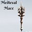 3D medieval mace