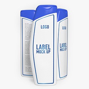 3D shampoo bottle