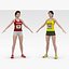 2 Female Track Athlete Collection