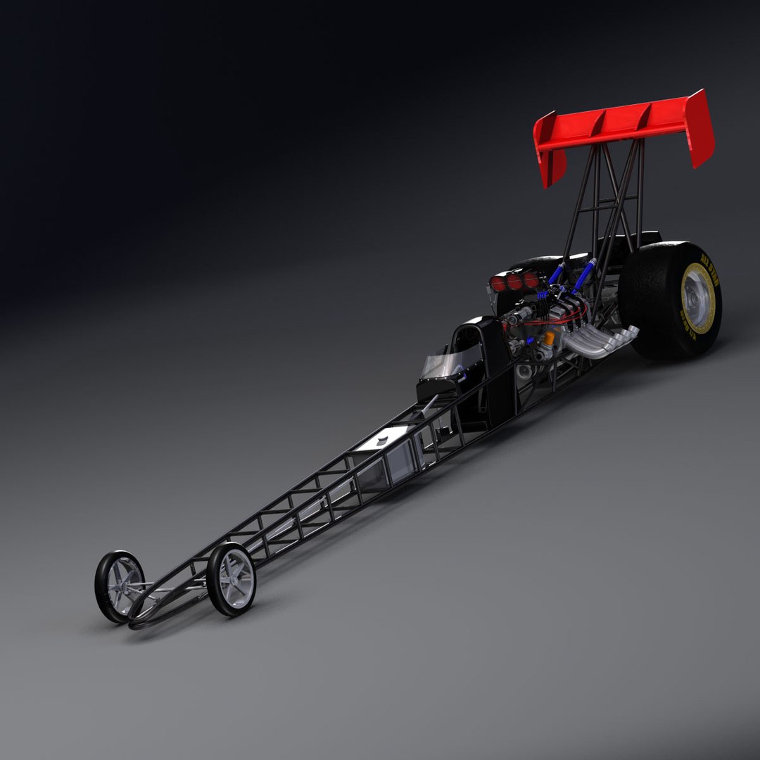 3d fuel dragster