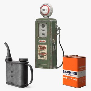 Retro Fuel Containers Collection