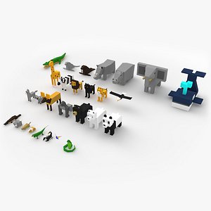 Low poly Animals