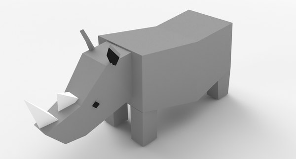 3D model animals blocky - TurboSquid 1408046