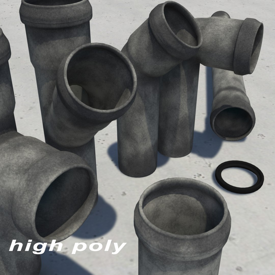 3d Model Pvc Pipes