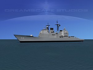 3d ticonderoga class cruiser
