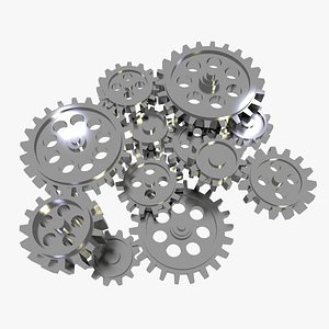 Animated Rotating Gears