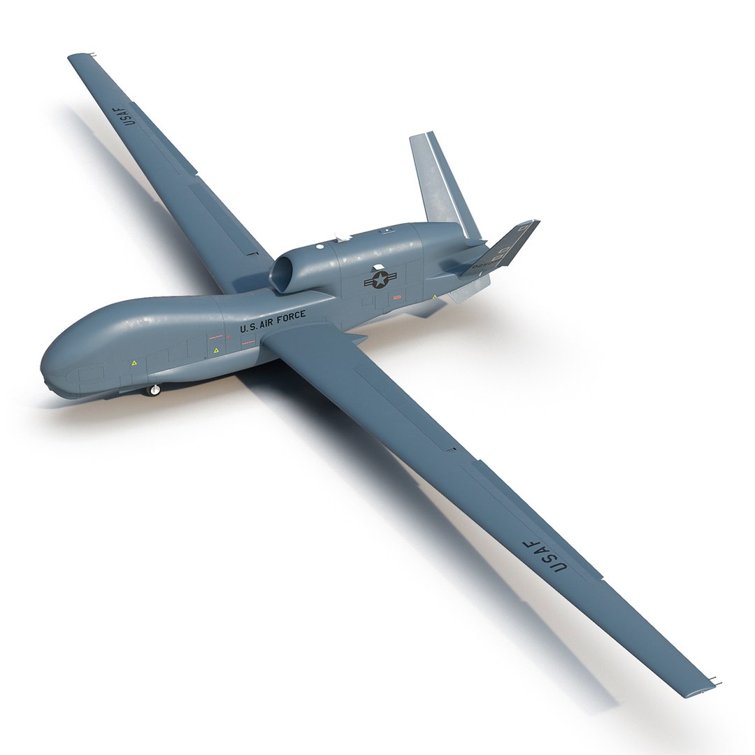 Northrop Grumman RQ-4 Global Hawk UAV (unmanned aerial vehicle) at the  Farnborough International Airshow Stock Photo - Alamy, image size:1080x1080