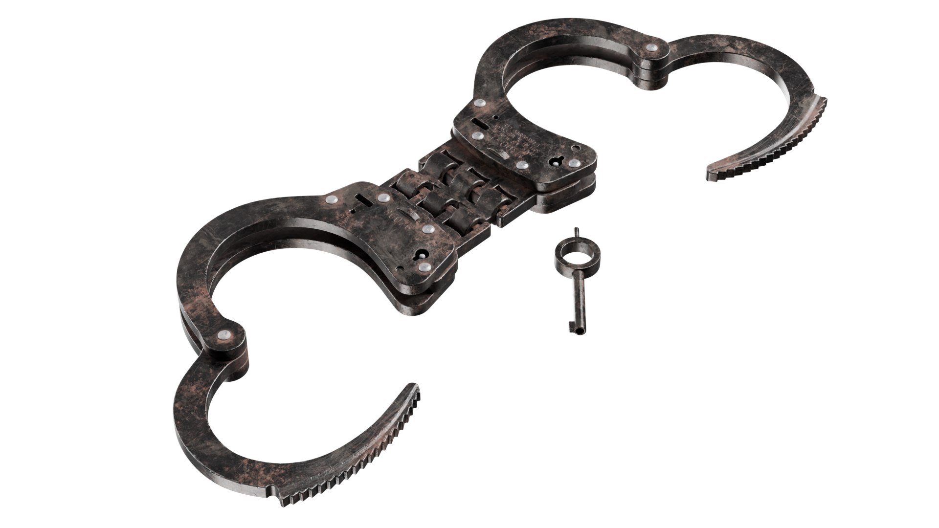 Handcuffs 01 D 3D Model - TurboSquid 2332538