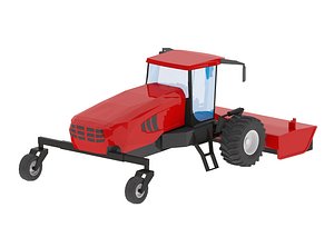 3D Harvester Swather Windrower R216 Simplified