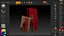 Art Composition Painting Chair Fabric