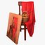Art Composition Painting Chair Fabric