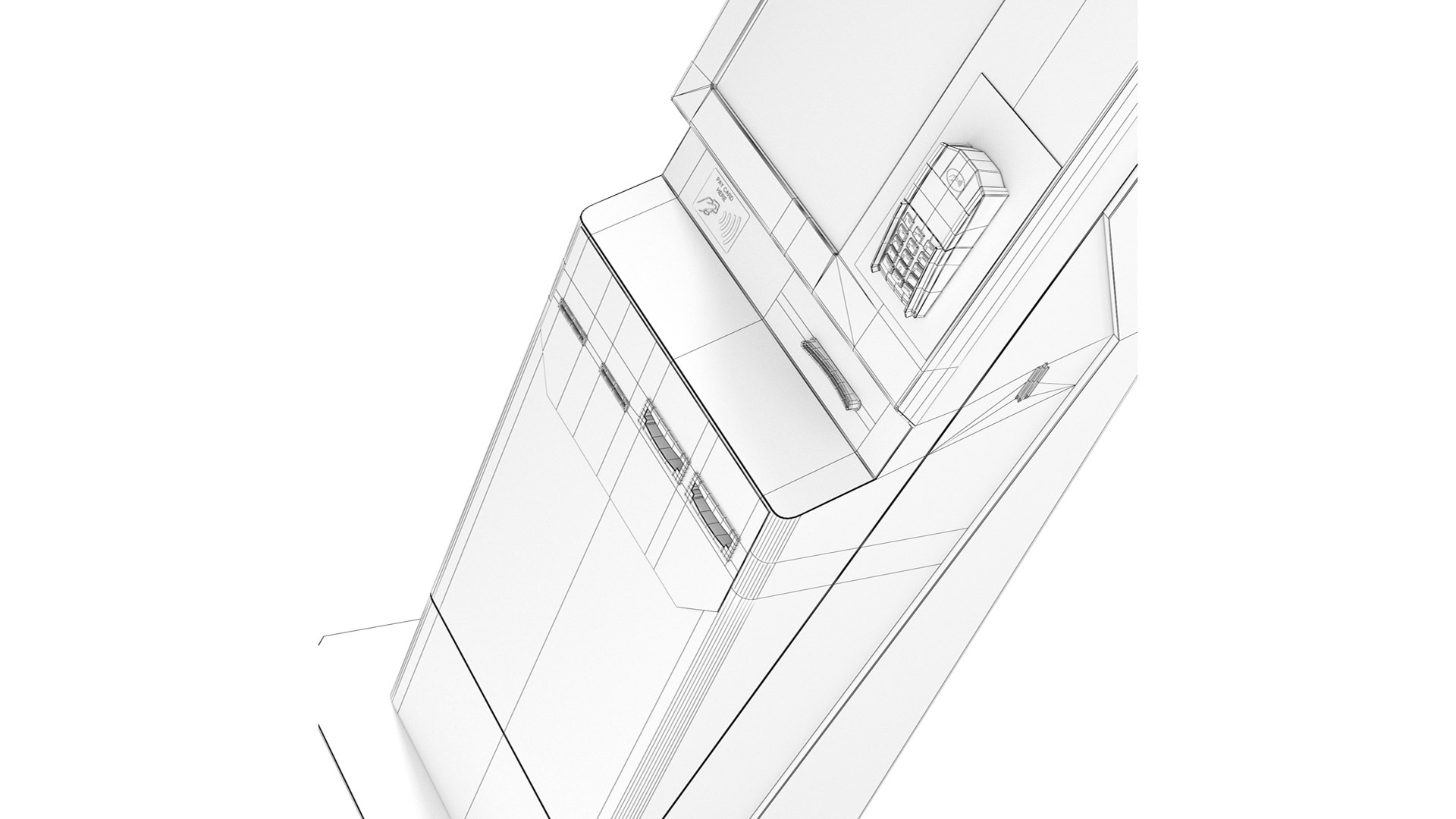 3D Self-service Kiosk Parafait - TurboSquid 2184812