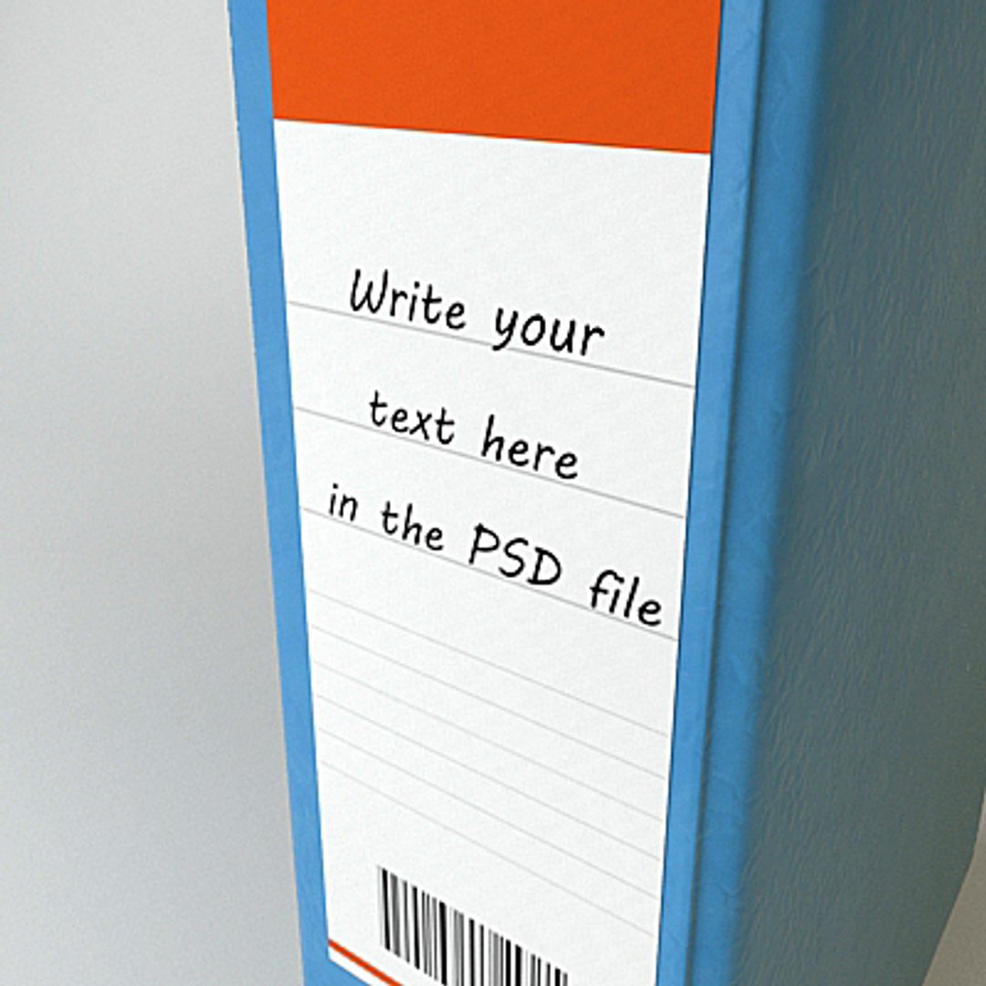 Binder File 3d Model