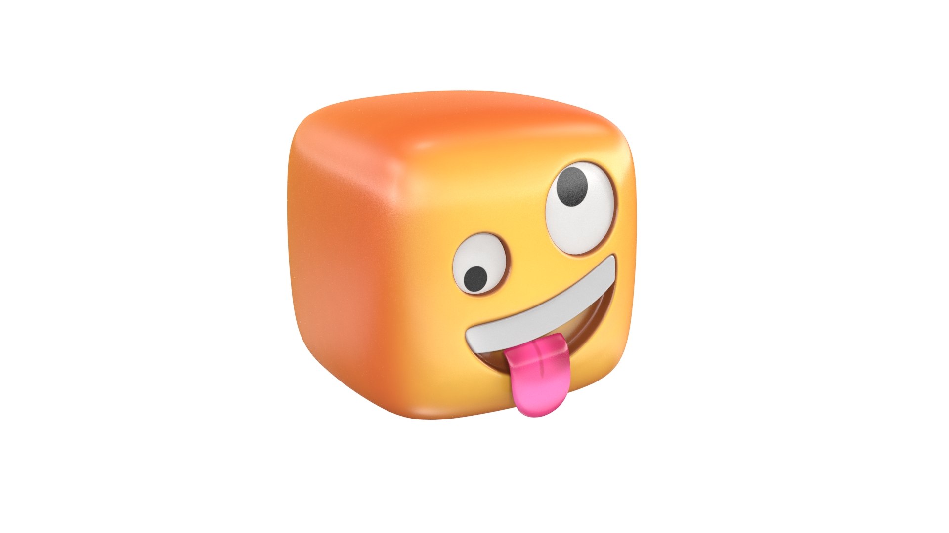 Smiley Face Emoji 53 3D Model - TurboSquid 2088144