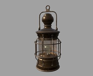old lantern 3D model