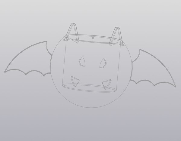 3d Hanging Flowerpot Bat Turbosquid 1725200