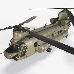 CH-47F Chinook Australian Army Complex Animation model