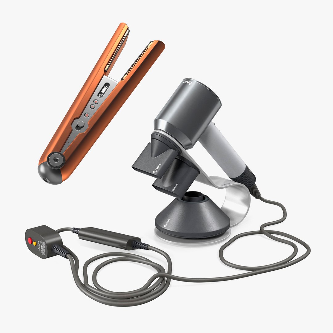 Dyson Beauty Appliances Collection 3D model preview