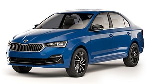 Skoda Rapid CN-spec sedan 2020 3D model