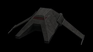 3D Inquisitor Scythe Transport - Star Wars Kenobi model