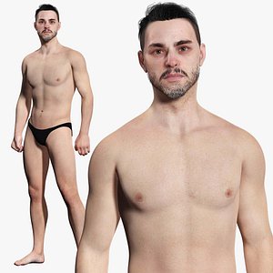 Kiven - Realistic Man Base Mesh 4K x4
