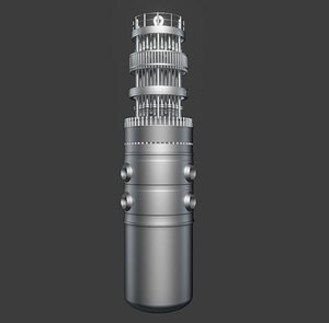 3D nuclear reactor vessel model