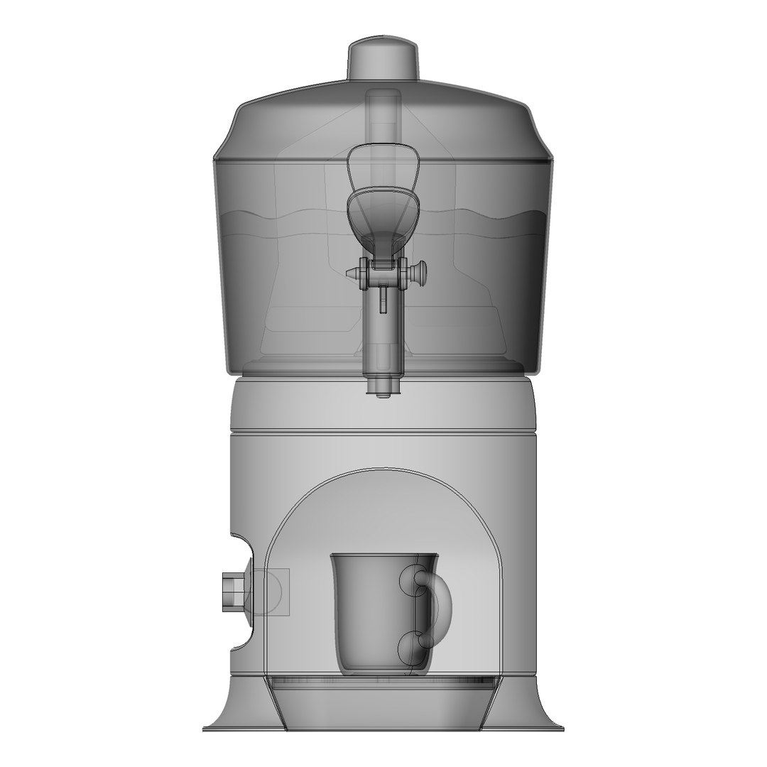 Hot Chocolate Dispenser 3D model