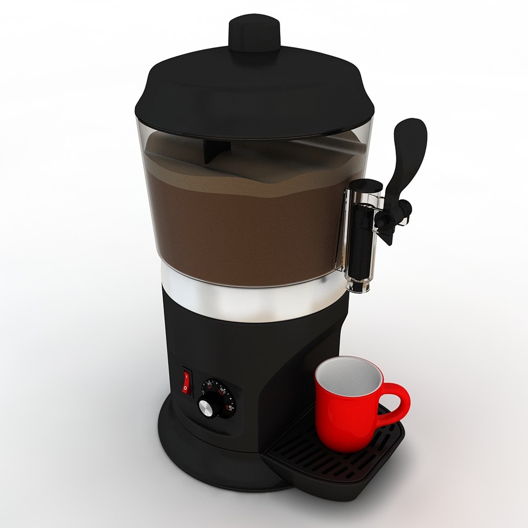 3D Model Hot Chocolate Machine - TurboSquid 1216747