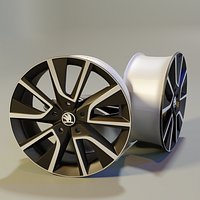 Wheel alloy Braga 18 Skoda