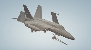 3D f18 super hornet wheels