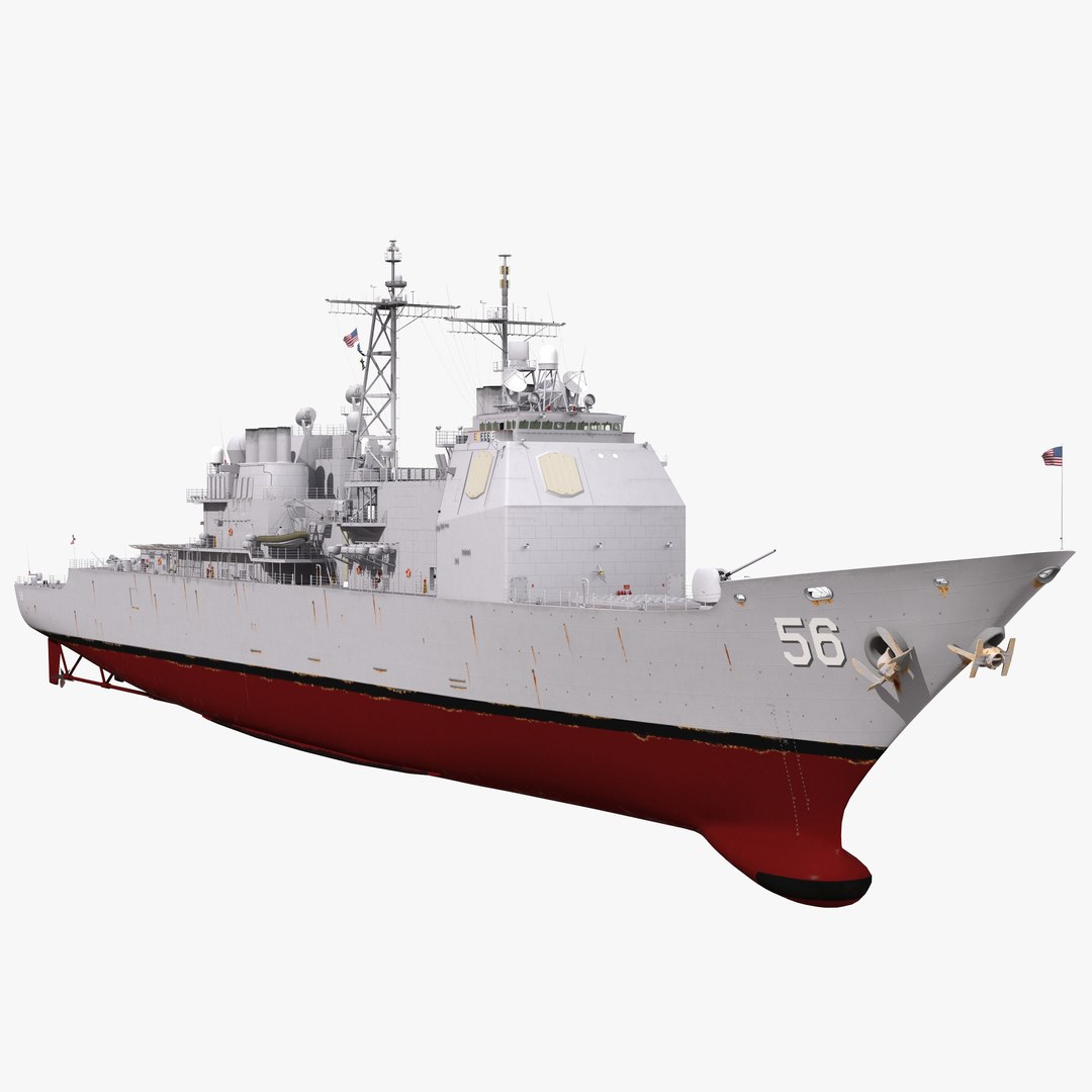 USS San Jacinto CG-56 3D Model 3D model preview