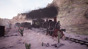 Modular Locomotive  61 Assets 3D