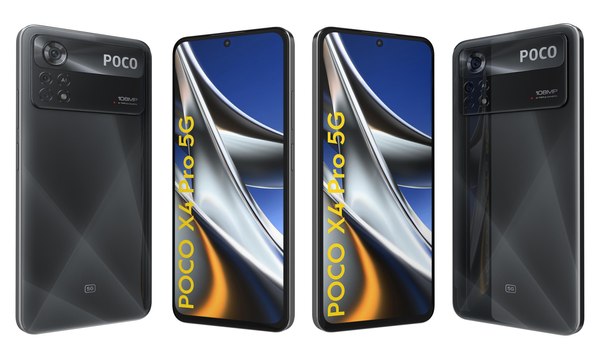 3D Xiaomi Poco X4 Pro 5G Black model