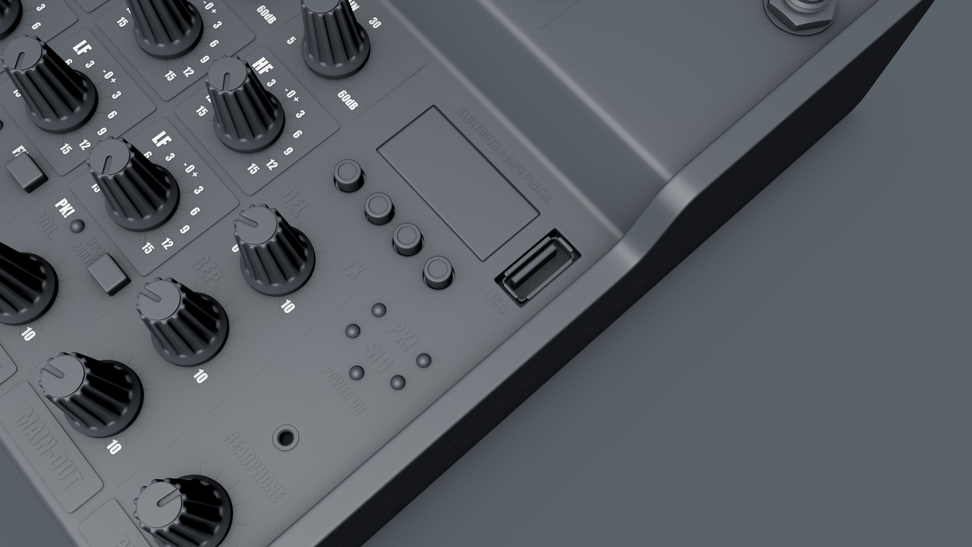 3D Audio Interface Mixer - TurboSquid 2144782