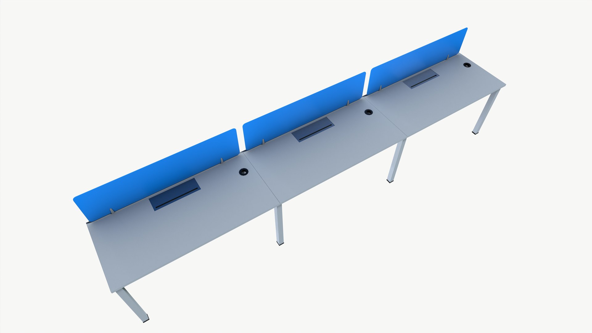 Office Computer Table 3D Model - TurboSquid 2316892